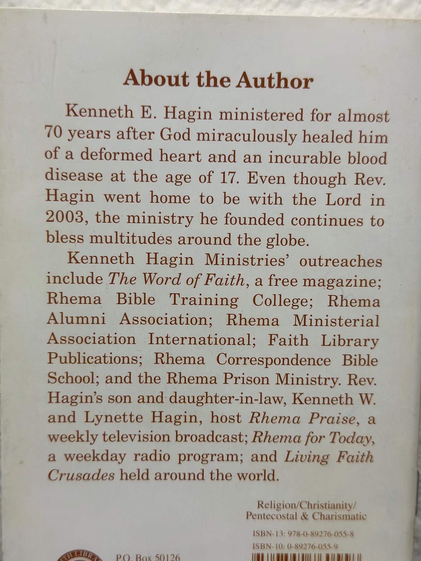 How To Write Your Own Ticket With God By Kenneth E Hagin (Booklet)